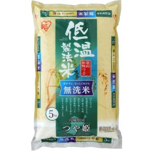 【精米】 アイリスオーヤマ(IRIS OHYAMA) 低温製法米 無洗米 宮城県産 つや姫 5kg 令和6年産