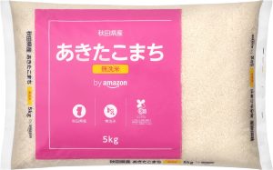 by Amazon 秋田県産 あきたこまち 無洗米 5kg 令和6年産
